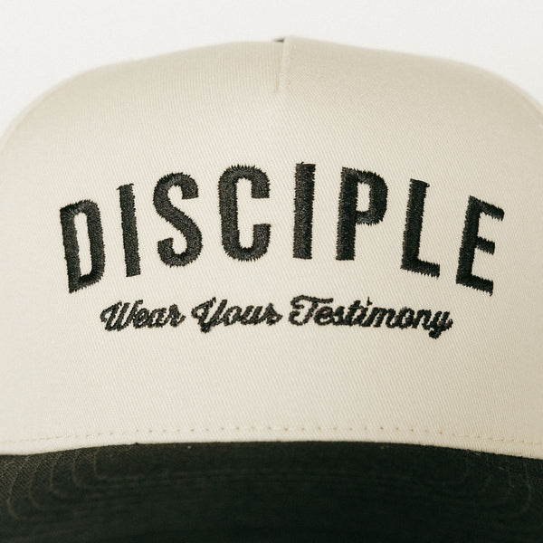 Disciple Wear Your Testimony - Bone & Black